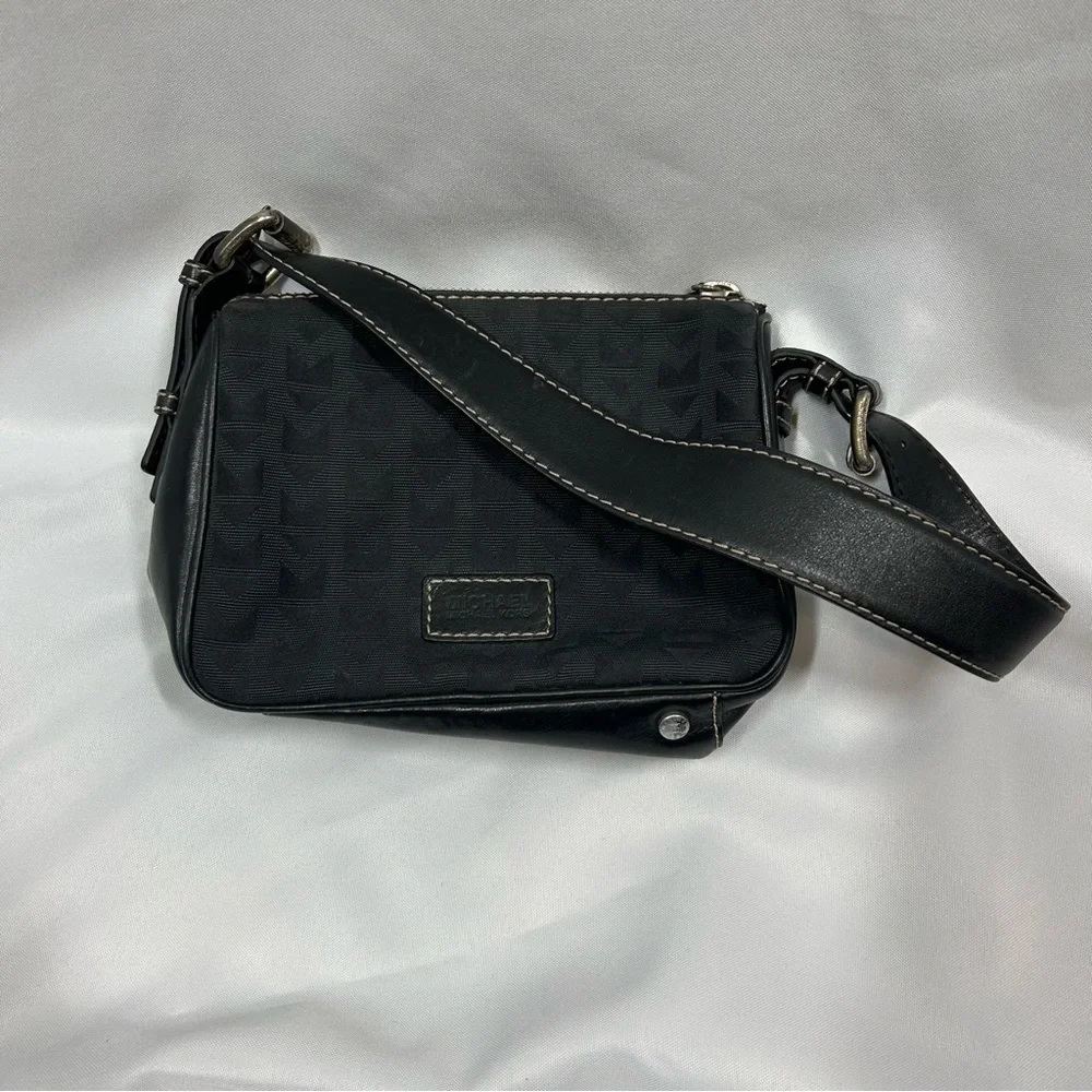 Michael Kors | Small Black Handbag Purse Shoulder Bag Vintage Leather